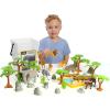 National Geographic Kids Tub of Realistic Dinosaur Toy Figures, Packaging from Recycled Material, Storage Container, Kids Toys for Ages 3 Up, Amazon Exclusive(Wildlife Expedition)