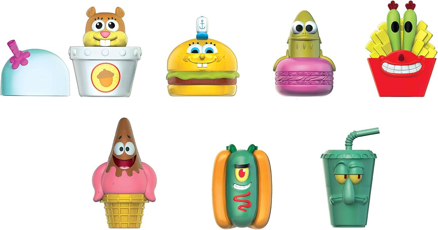 image:imageSpongeBob SquarePants Fun with Food 25inch Figure Set Features 7 Bikini Bottom Buddies Kids Toys for Ages 3 Up Amazon Exclusive by Just Play