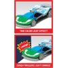 Hot Wheels Color Crashers Cyber Speeder Vehicle, 10-Inch Blue Motorized Toy Car with Lights and Realistic Racing Sounds, Kids Toys for Ages 3 Up by Just Play(Blue)