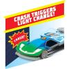 Hot Wheels Color Crashers Cyber Speeder Vehicle, 10-Inch Blue Motorized Toy Car with Lights and Realistic Racing Sounds, Kids Toys for Ages 3 Up by Just Play(Blue)
