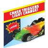 Hot Wheels Color Crashers Cyber Speeder Vehicle, 10-Inch Blue Motorized Toy Car with Lights and Realistic Racing Sounds, Kids Toys for Ages 3 Up by Just Play(Red)