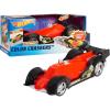 Hot Wheels Color Crashers Cyber Speeder Vehicle, 10-Inch Blue Motorized Toy Car with Lights and Realistic Racing Sounds, Kids Toys for Ages 3 Up by Just Play(Red)