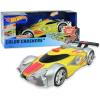Hot Wheels Color Crashers Cyber Speeder Vehicle, 10-Inch Blue Motorized Toy Car with Lights and Realistic Racing Sounds, Kids Toys for Ages 3 Up by Just Play(Yellow)