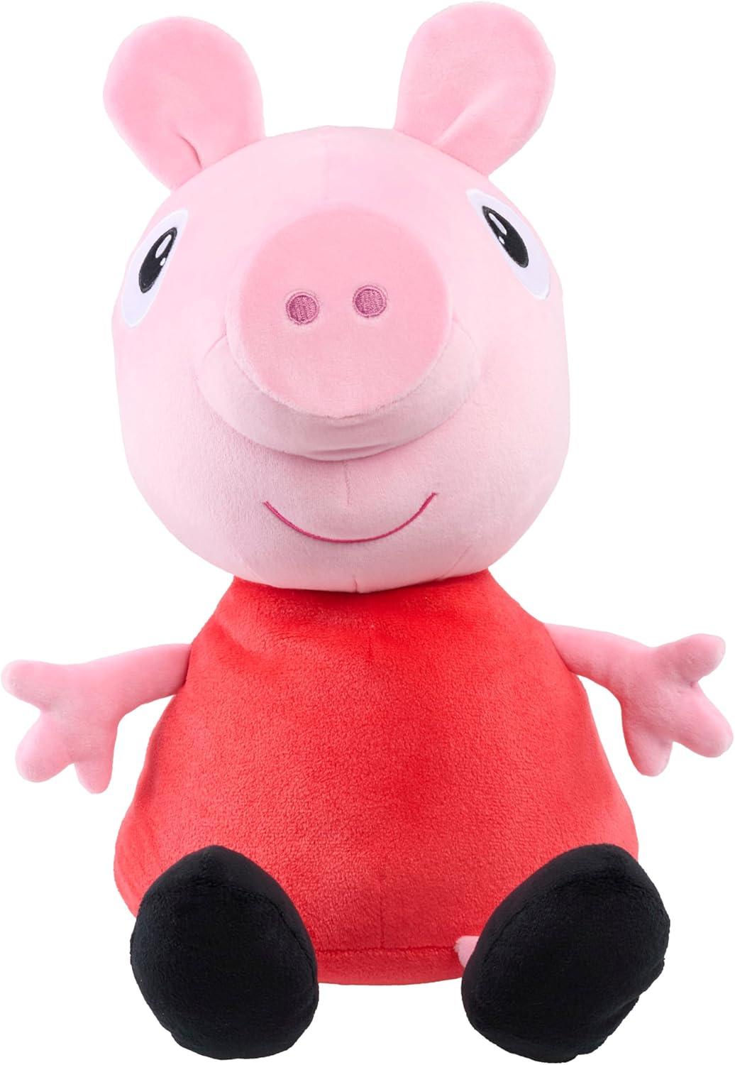 image:imagePeppa Pig 2 lb Weighted Large Plush 12inch Stuffed Animal Kids Toys for Ages 2 Up by Just Play