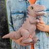 JURASSIC WORLD Rebirth Roaring T. rex, 10.5 Inch Interactive Plush Dinosaur Toy, Boys and Girls Ages 3 and Up, Kids Toys for Ages 3 Up by Just Play