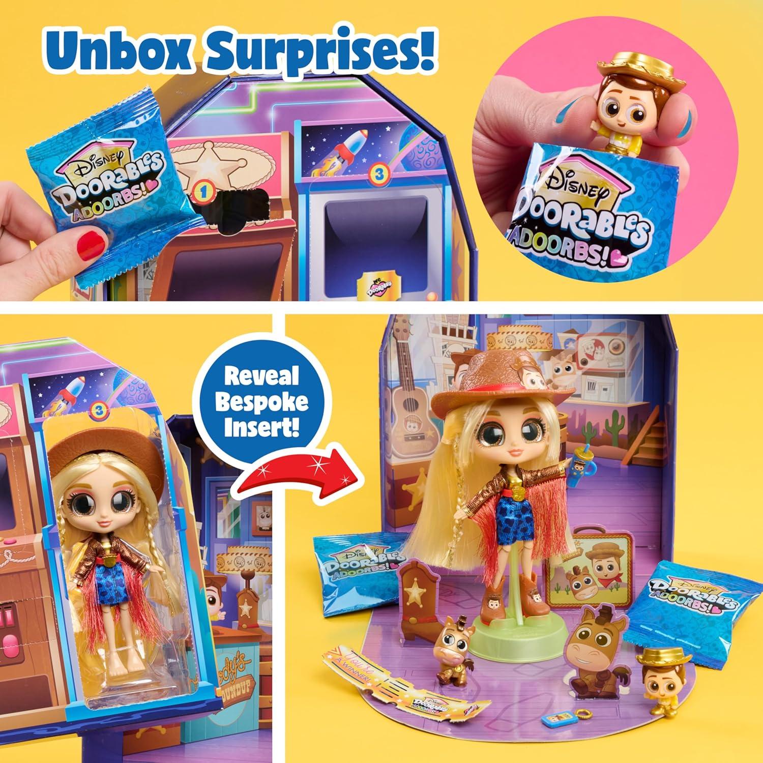 image:imageDisney Doorables ADOORBS Toy Story Superfan Doll UNbox 10 Mini Accessories 2 Exclusive Figures Fun Play Area Toy Gift for Collectors Fans Tweens Girls amp Kids 5 by Just Play