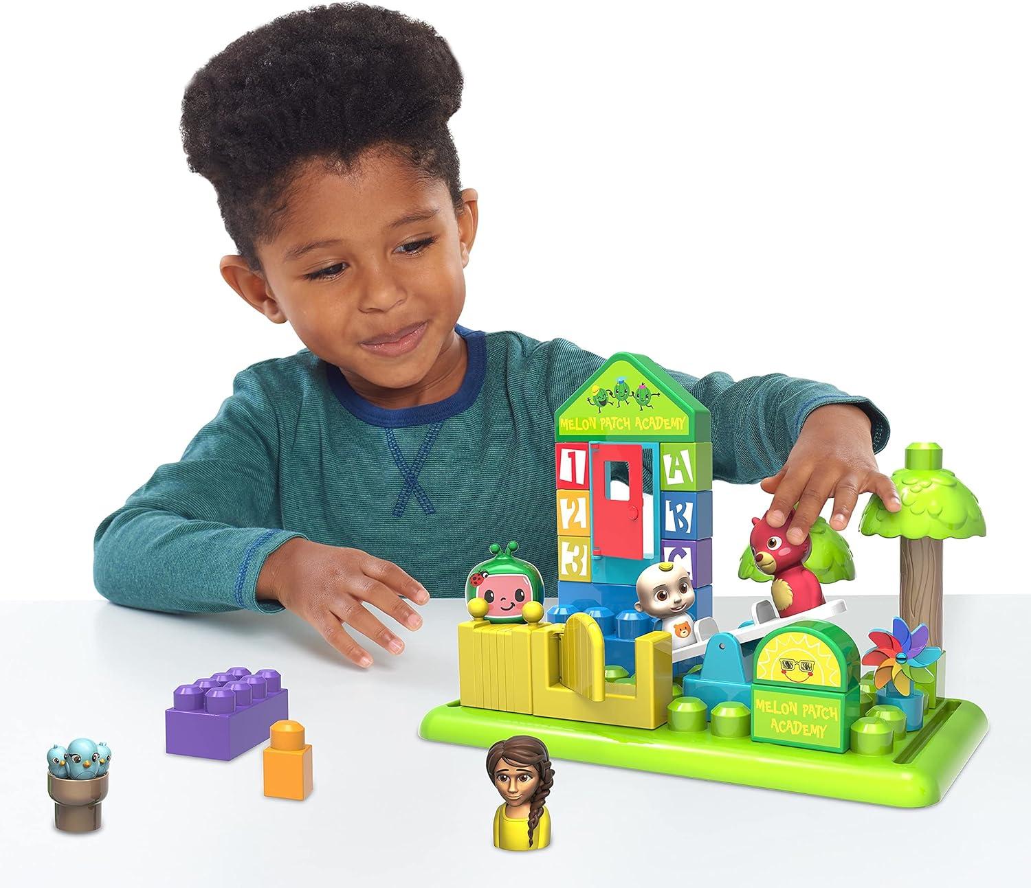 image:imageJust Play CoComelon Patch Academy 53 Large Building Blocks Includes 6 Character Figures Multicolor 96119