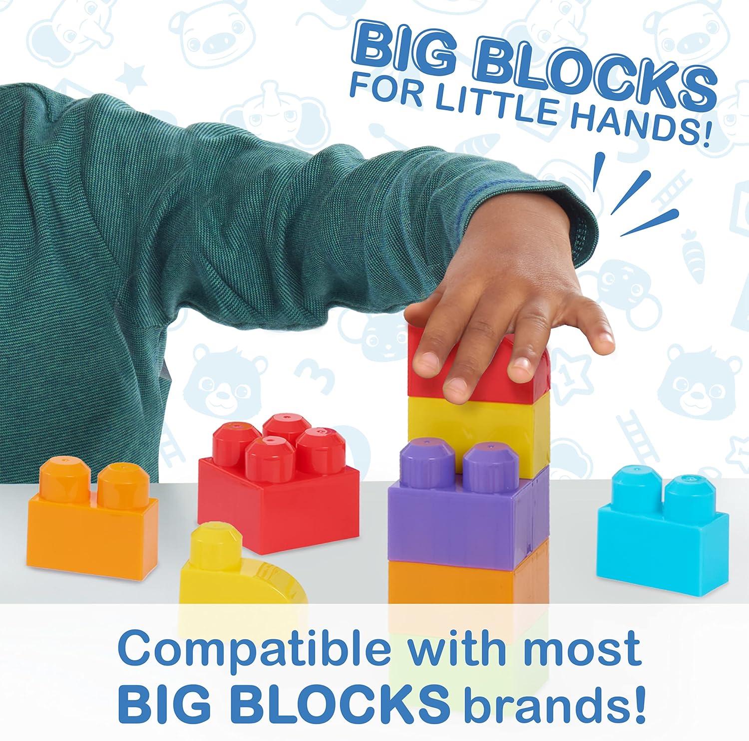image:imageJust Play CoComelon Patch Academy 53 Large Building Blocks Includes 6 Character Figures Multicolor 96119
