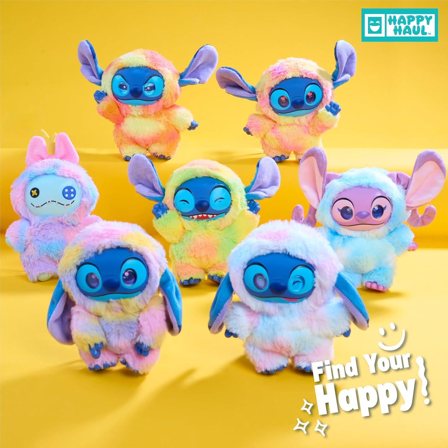image:imageDisney Stitch Snow Cone Swirl VinylFace Plush Blind Box Collectible Toy VinylFaced Plush ClipOn Surprise 5Inch Stuffed Toy ShortRun Drop Ages 8 and up