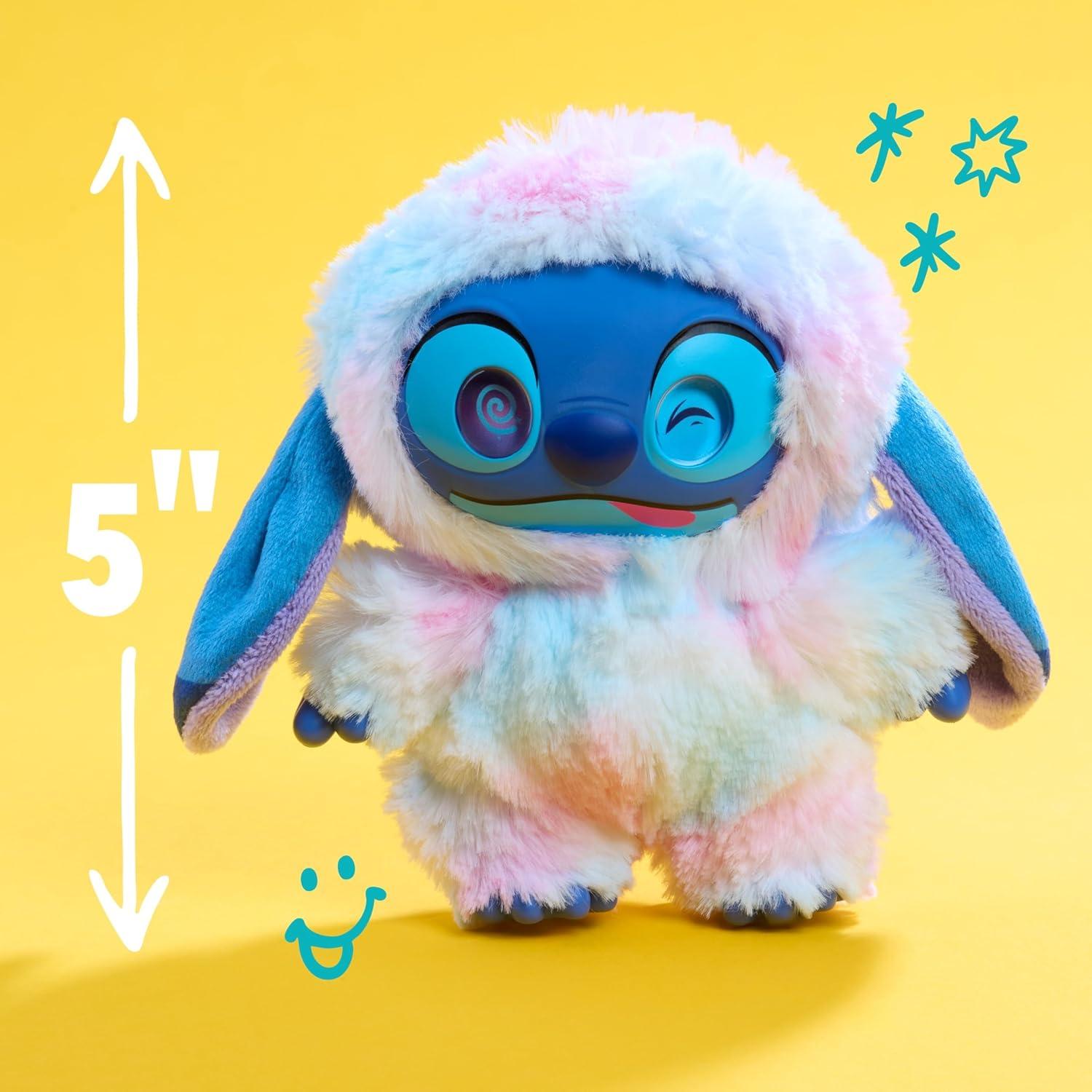 image:imageDisney Stitch Snow Cone Swirl VinylFace Plush Blind Box Collectible Toy VinylFaced Plush ClipOn Surprise 5Inch Stuffed Toy ShortRun Drop Ages 8 and up