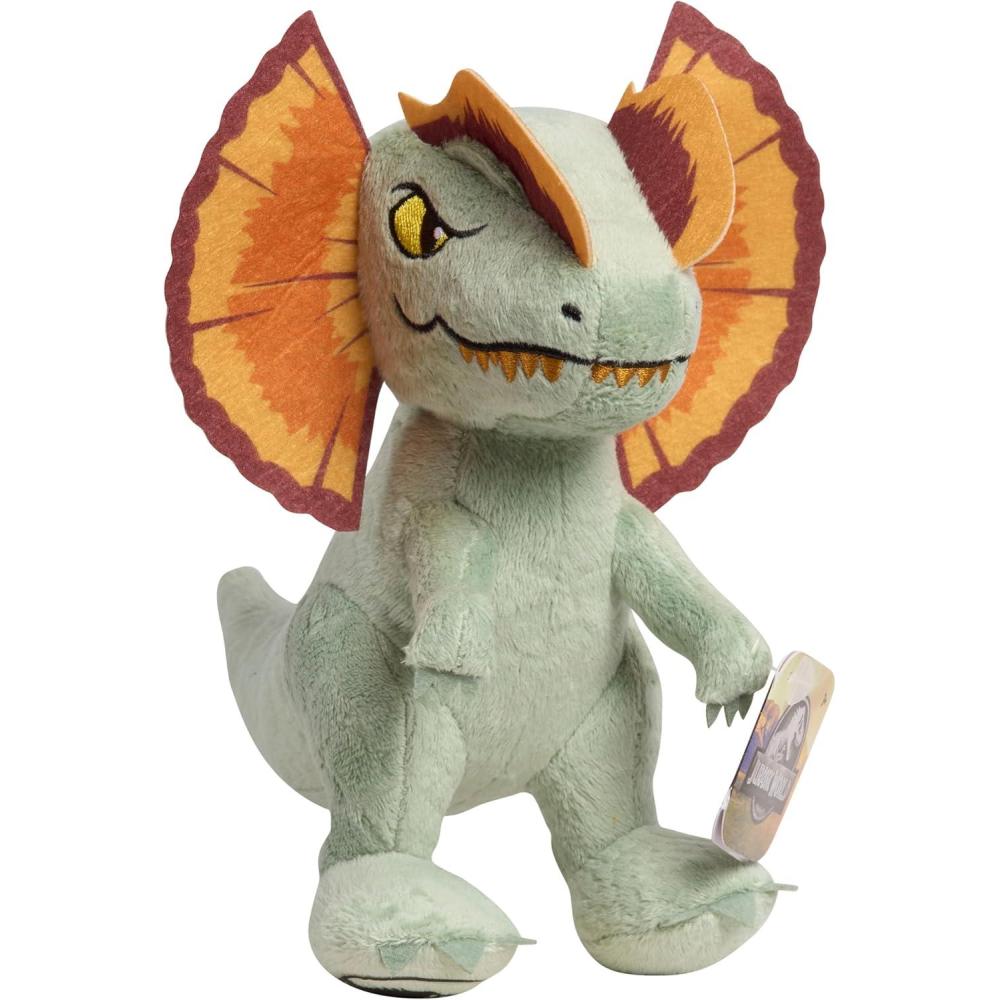 image:imageJURASSIC WORLD Dinosaurs Plush Dilophosaurus Stuffed Animals Kids Toys for Ages 3 Up by Just Play