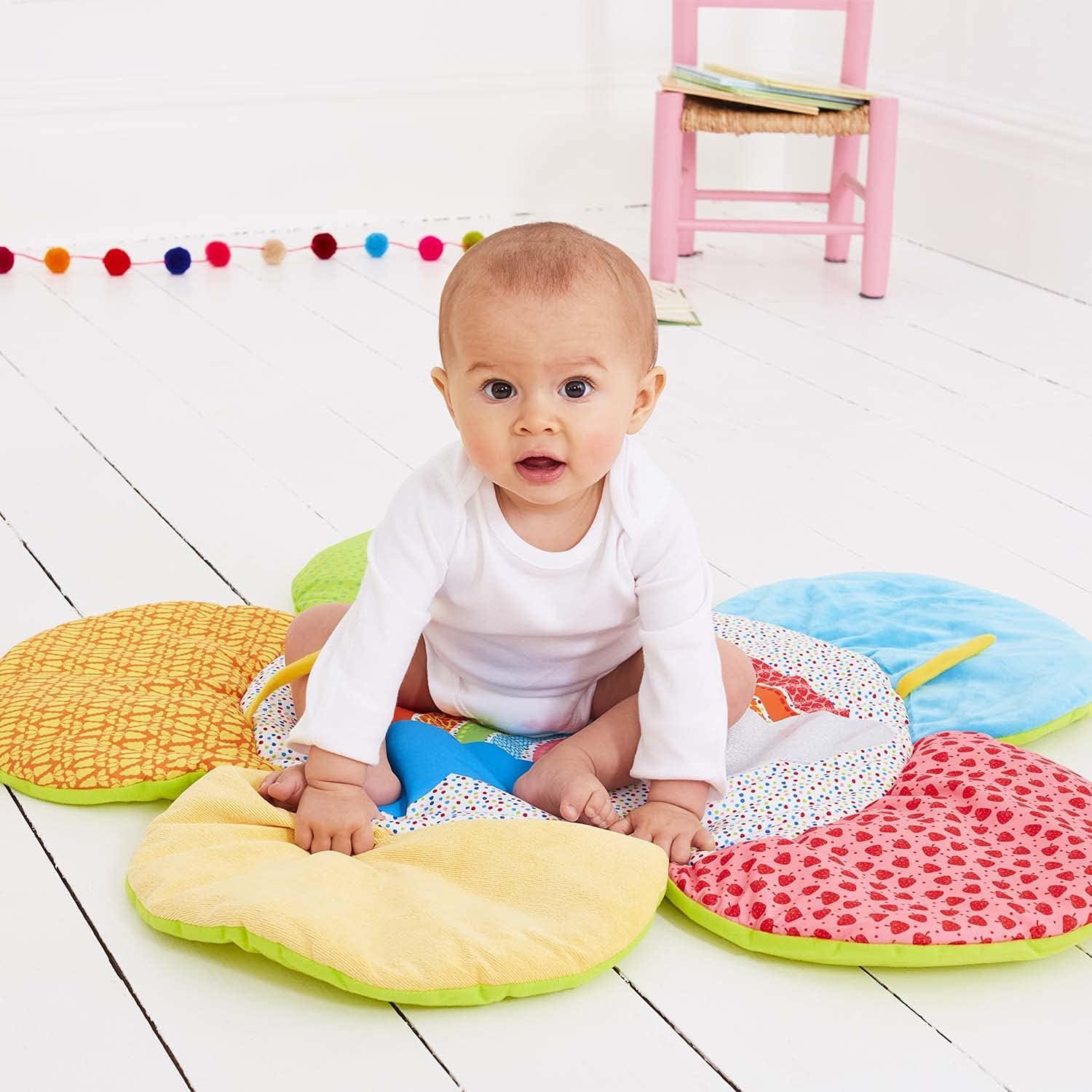 image:imageEarly Learning Centre Blossom Farm Martha Moo Sit Me Up Cozy Sensory and Physical Development Infant Toy Kids Toys for Ages 0 Amazon Exclusive