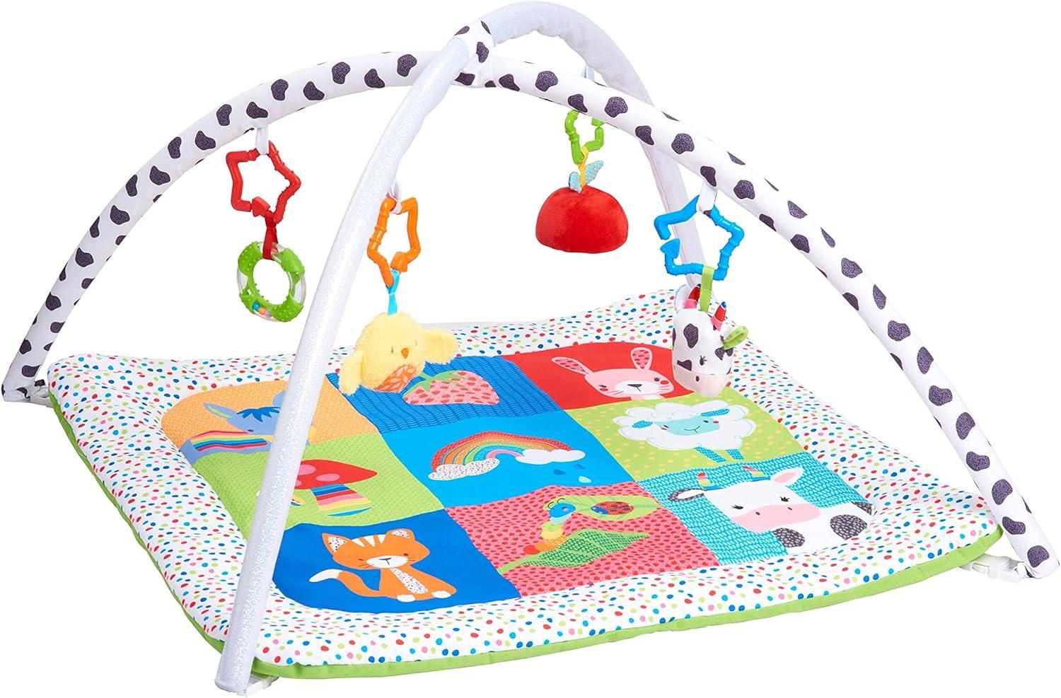image:imageEarly Learning Centre Blossom Farm Playmat amp Arch Physical Development Hand Eye Coordination Stimulates Senses