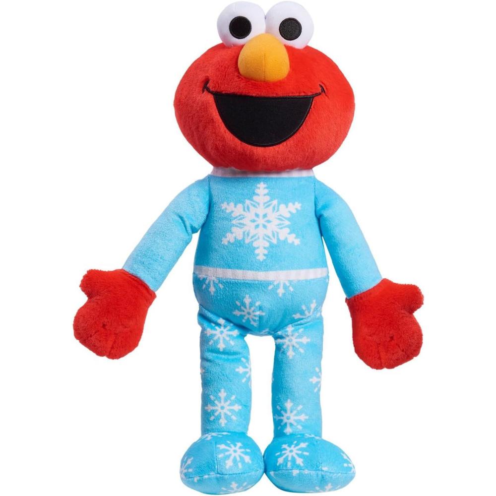 image:imageSesame Street Holiday 15inch Large Plush Elmo Stuffed Animal Red Super Soft Plush Kids Toys for Ages 18 Month by Just PlayElmo