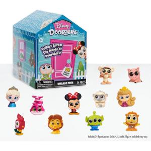 Disney Doorables Village Peek Pack, Series 5 and 6, Includes 24 Figures, Styles May Vary, Officially Licensed Kids Toys for Ages 5 Up, Amazon Exclusive(Series 1)