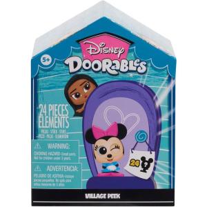 Disney Doorables Village Peek Pack, Series 5 and 6, Includes 24 Figures, Styles May Vary, Officially Licensed Kids Toys for Ages 5 Up, Amazon Exclusive(Series 3)