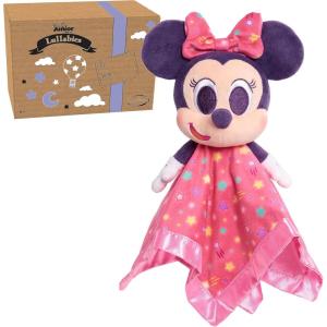 Disney Junior Music Lullabies Lovey Blankies, Minnie Mouse, Soft Fabric