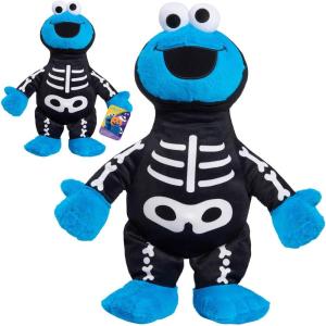 Sesame Street Halloween 15-inch Large Plush Cookie Monster Stuffed Animal, Super Soft Plush, Kids Toys for Ages 18 Month by Just Play(Cookie Monster)