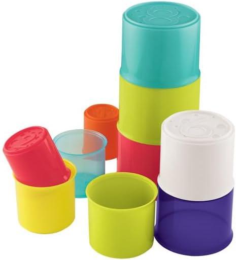 image:imageEarly Learning Centre Stacking Cups Sensory ProblemSolving and HandEye Coordination Baby Toy 10 Colorful Cups with Numbers Kids Toys for Ages 06 Month Amazon Exclusive