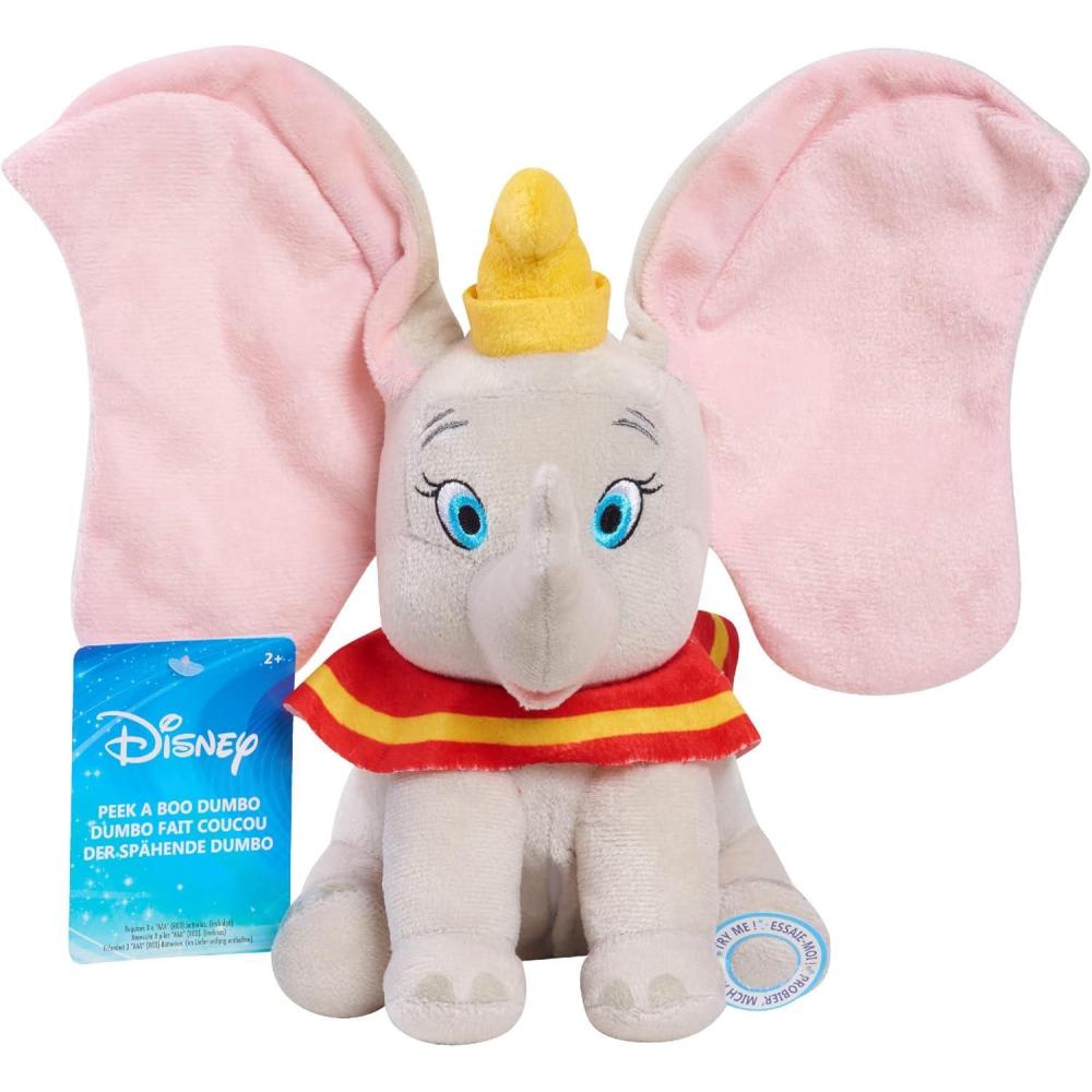 image:imageDisney PeekABoo Dumbo Interactive Plush Officially Licensed Kids Toys for Ages 2 Up by Just Play
