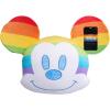 Disney Pride Character Head Plush Mickey Mouse, Just Play, Kids Toys for Ages 2 Up, Amazon Exclusive by Just Play