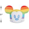 Disney Pride Character Head Plush Mickey Mouse, Just Play, Kids Toys for Ages 2 Up, Amazon Exclusive by Just Play