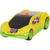 Hot Wheels Pop Racers Car Exotique Toy Vehicle, 7-Inch Yellow Motorized Toy Car, Lights, Sounds, Pops Wheelies, Kids Toys for Ages 3 Up by Just Play