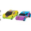 Hot Wheels Pop Racers Car Exotique Toy Vehicle, 7-Inch Yellow Motorized Toy Car, Lights, Sounds, Pops Wheelies, Kids Toys for Ages 3 Up by Just Play
