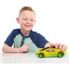 Hot Wheels Pop Racers Car Exotique Toy Vehicle, 7-Inch Yellow Motorized Toy Car, Lights, Sounds, Pops Wheelies, Kids Toys for Ages 3 Up by Just Play