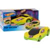 Hot Wheels Pop Racers Car Exotique Toy Vehicle, 7-Inch Yellow Motorized Toy Car, Lights, Sounds, Pops Wheelies, Kids Toys for Ages 3 Up by Just Play