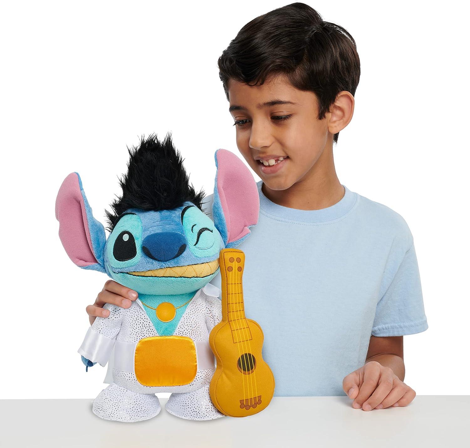 image:imageJust Play STITCH Disney Elvis Stitch Collector Plush Stuffed Animal Alien Officially Licensed Kids Toys for Ages 3 Up Amazon Exclusive