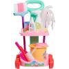 Just Play Peppa Pig Cleaning Set, 11-pieces, Kid-Sized Accessories, Dress Up and Pretend Play, Kids Toys for Ages 3 Up, Amazon Exclusive