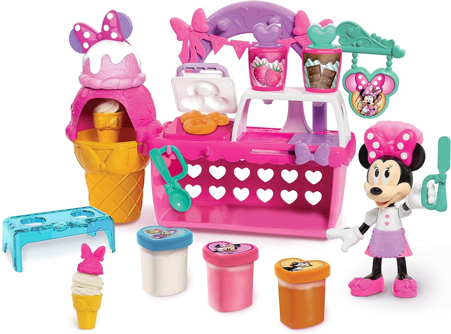 image:imageDisney Junior Minnie Mouse Sweets amp Treats Shop 16piece Pretend Play Food Set with 6inch Figure Officially Licensed Kids Toys for Ages 3 Up