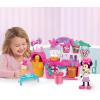 Disney Junior Minnie Mouse Sweets & Treats Shop, 16-piece Pretend Play Food Set with 6-inch Figure, Officially Licensed Kids Toys for Ages 3 Up