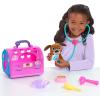 Doc McStuffins On-the-Go Pet Carrier Findo Stuffed Animal and Doctor Kit Pretend Play, Kids Toys for Ages 3 Up by Just Play(Findo)
