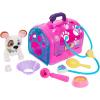 Doc McStuffins On-the-Go Pet Carrier Findo Stuffed Animal and Doctor Kit Pretend Play, Kids Toys for Ages 3 Up by Just Play(Oliver)