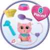 Doc McStuffins On-the-Go Pet Carrier Findo Stuffed Animal and Doctor Kit Pretend Play, Kids Toys for Ages 3 Up by Just Play(Whisper)