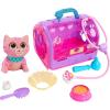 Doc McStuffins On-the-Go Pet Carrier Findo Stuffed Animal and Doctor Kit Pretend Play, Kids Toys for Ages 3 Up by Just Play(Whisper)