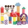 Just Play Disney Wooden Toys Mickey Mouse & Friends Block Set, 28-Piece Set Includes Mickey Mouse, Minnie Mouse, and Pluto, Kids Toys for Ages 18 Month