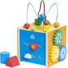 Early Learning Centre Wooden Stacking Train, Hand Eye Coordination, Problem Solving, Kids Toys for Ages 18 Month, Amazon Exclusive(Mini Wooden Activity Cube)