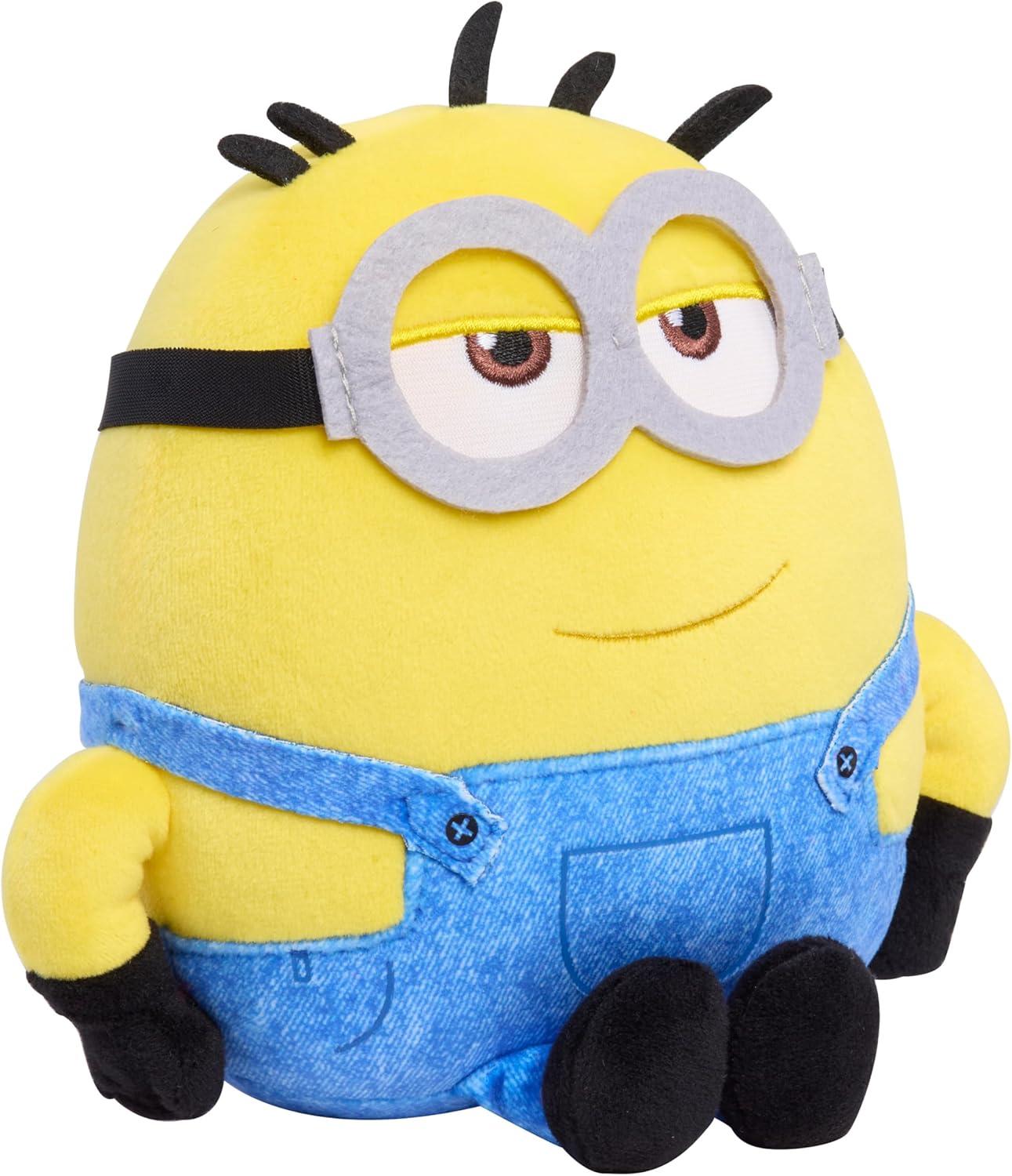 image:imageIllumination Minions amp Monsters Ed Squooshy Plush Toy 7Inch Soft Squishy Stuffed Animal Sensory Fidget Toy with Bean Fill Kids Gift Ages 3