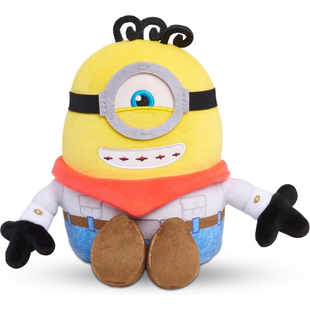 image:imageIllumination Minions amp Monsters James Squooshy Plush Toy 7Inch Soft Squishy Stuffed Animal Sensory Fidget Toy with Bean Fill Kids Gift Ages 3
