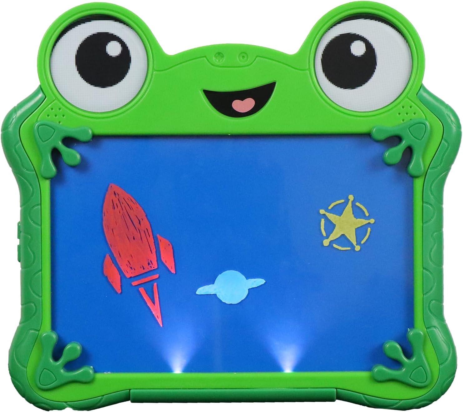 image:imageDisney Pixar Toy Story 5 Draw amp Erase Lilypad Set Frog DryErase Glow Board amp Travel Magnetic Pen Board Create Art Stencils amp Markers Kids 3