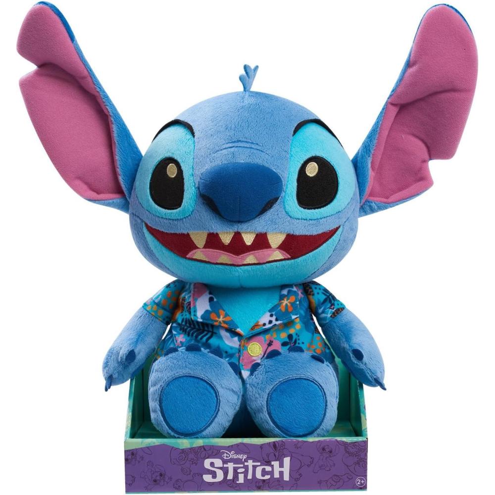 image:imageDisneys Lilo amp Stitch 13Inch Large Stitch Plushie Stuffed Animal Tropical Theme Alien Kids Toys for Ages 2 Up by Just Play
