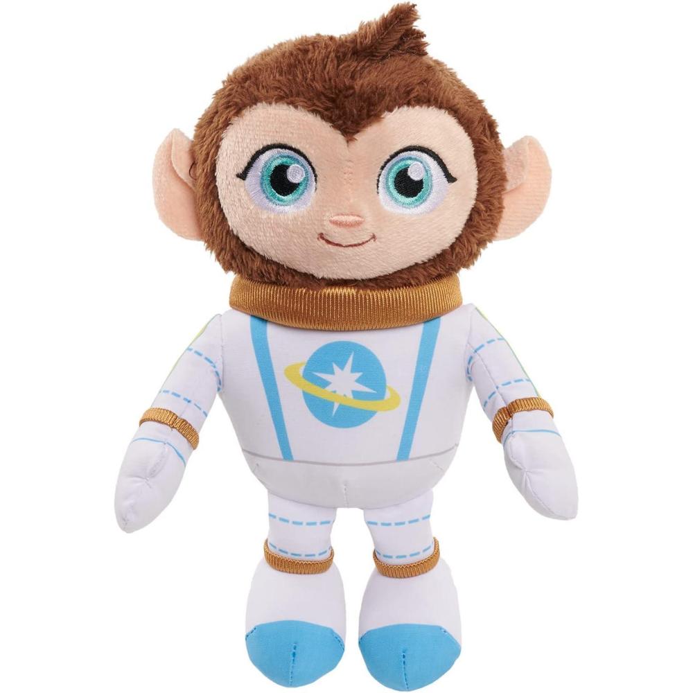 image:imageJust Play Netflix Ridley Jones Collectible Plushie Peaches Toy 8Inch Stuffed Animal Astronaut Monkey Kids Toys for Ages 3 UpPeaches