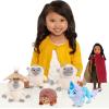 Disney’s Raya and the Last Dragon Just Play 10.5-Inch Small Raya Plushie with Removable Cape, Officially Licensed Kids Toys for Ages 3 Up(Dyan)