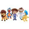 Just Play Netflix Ridley Jones Collectible Plushie Peaches Toy, 8-Inch Stuffed Animal, Astronaut Monkey, Kids Toys for Ages 3 Up(Peaches)