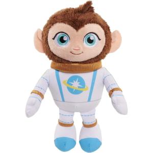 Just Play Netflix Ridley Jones Collectible Plushie Peaches Toy, 8-Inch Stuffed Animal, Astronaut Monkey, Kids Toys for Ages 3 Up(Peaches)
