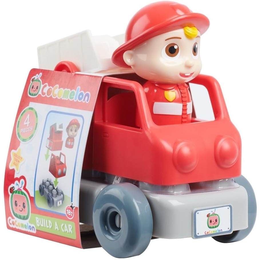 image:imageCocomelon Build A Vehicle Playset Includes 3 Vehicle Sets Styles May Vary Officially Licensed Kids Toys for Ages 18 Month by Just Play